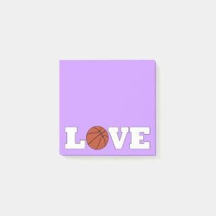 Basketball LOVE Basketball Coach Desktop Notepad