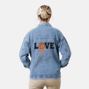 Basketball Love Denim Jacket