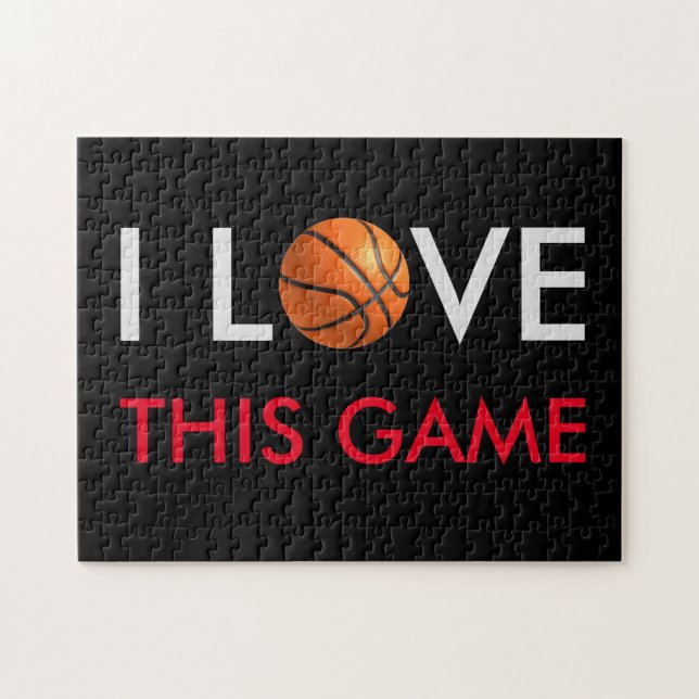 Basketball Love Game Jigsaw Puzzle (Horizontal)