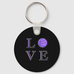 Basketball Lover Basketball Ball  Key Ring