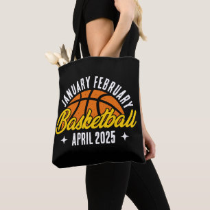 Basketball Lover Cool Player Modern Personalised Tote Bag