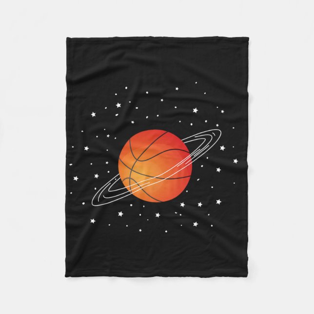 Basketball Lovers Basketball Player Fun Basketball Fleece Blanket (Front)