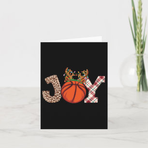Basketball Lovers Christmas Ball Boys Men Xmas Bas Card