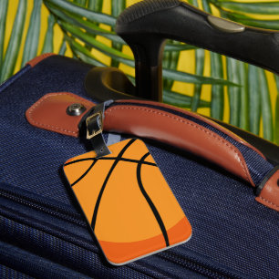 Basketball Luggage Tag