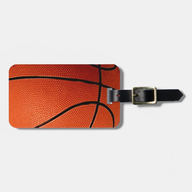 Basketball Luggage Tag (Front Horizontal)