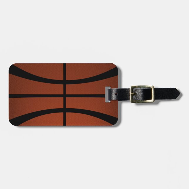 Basketball Luggage Tag (Front Horizontal)