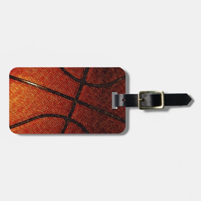 Basketball Luggage Tag (Front Horizontal)