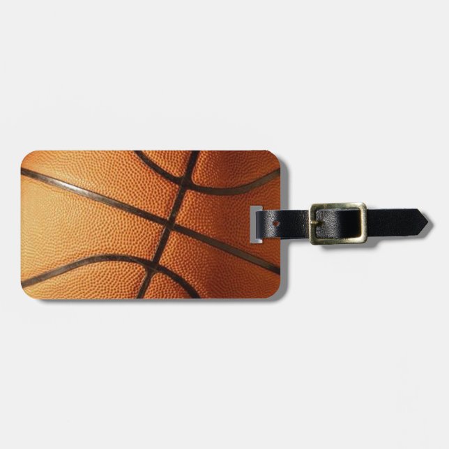 Basketball Luggage Tag (Front Horizontal)
