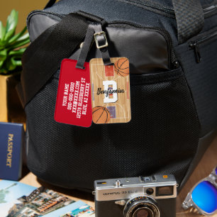 Basketball Luggage Tag