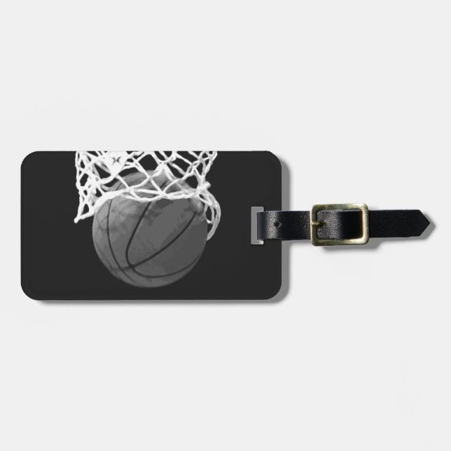 Basketball Luggage Tags (Front Horizontal)