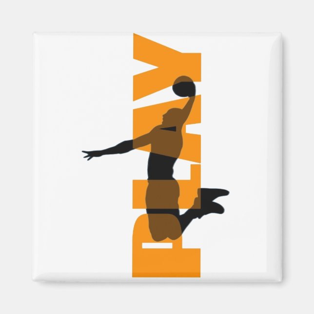 Basketball Magnet (Front)