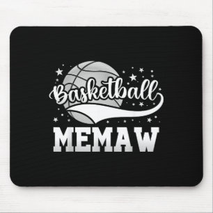 Basketball memaw mouse pad