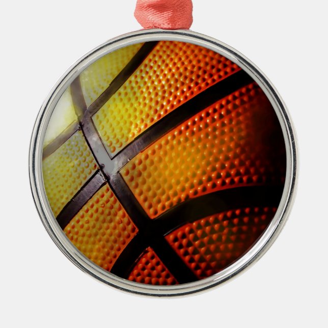 Basketball Metal Tree Decoration (Front)