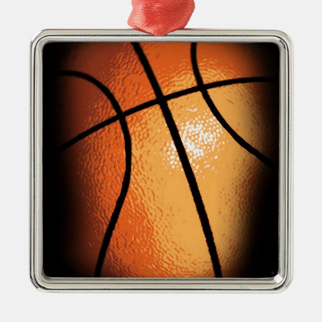 Basketball Metal Tree Decoration (Front)
