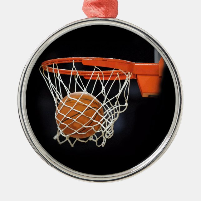 Basketball Metal Tree Decoration (Front)