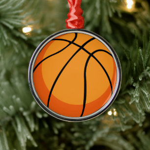 Basketball Metal Tree Decoration