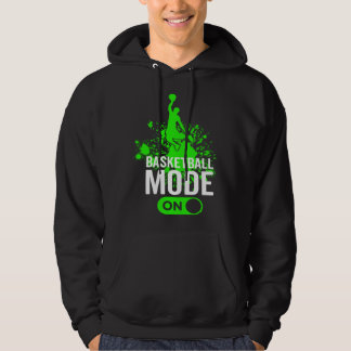 Basketball Mode On Basketball Player Sport Hoodie