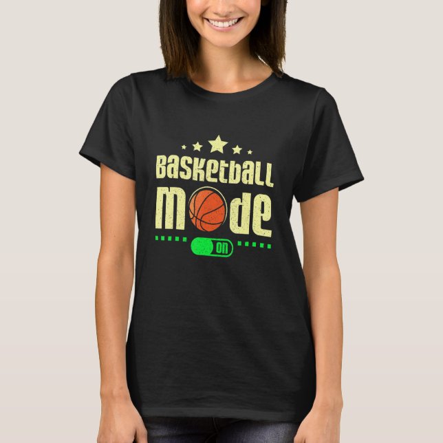 Basketball mode on T-Shirt (Front)