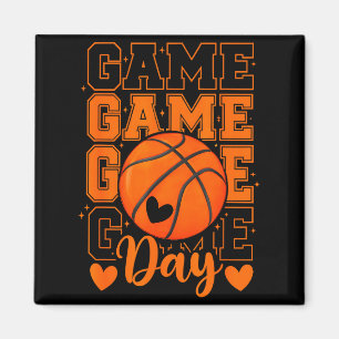 Basketball mom game day funny basketball player magnet
