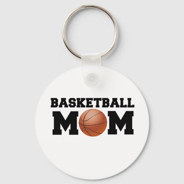 Basketball Mom Key Ring (Front)