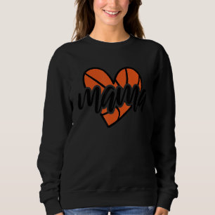 Basketball Mom Leopard For Mother's Day Momlife 1 Sweatshirt