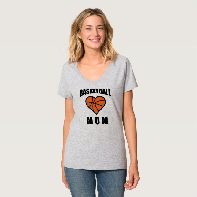 BASKETBALL MOM T-Shirt (Front Full)