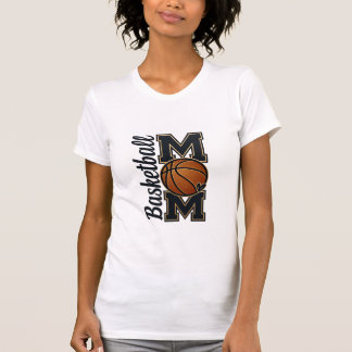Basketball Mom Varsity Style Gold Sports Team Spir T-Shirt