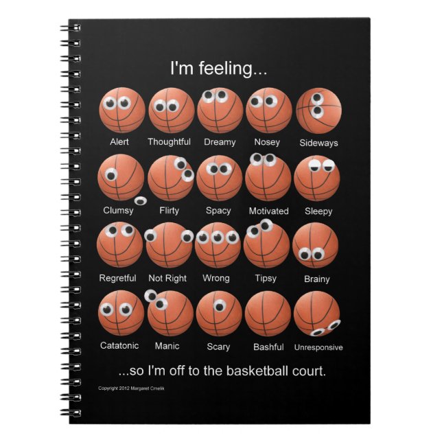 Basketball Moods Notebook (Front)