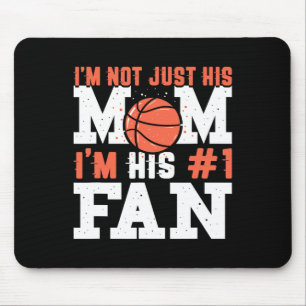 Basketball Mother Number 1 Fan - Basketball Mum Mouse Pad