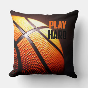 Basketball motivation - play hard by storeman cushion