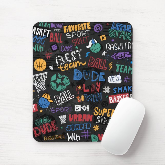 Basketball Mousepad (With Mouse)