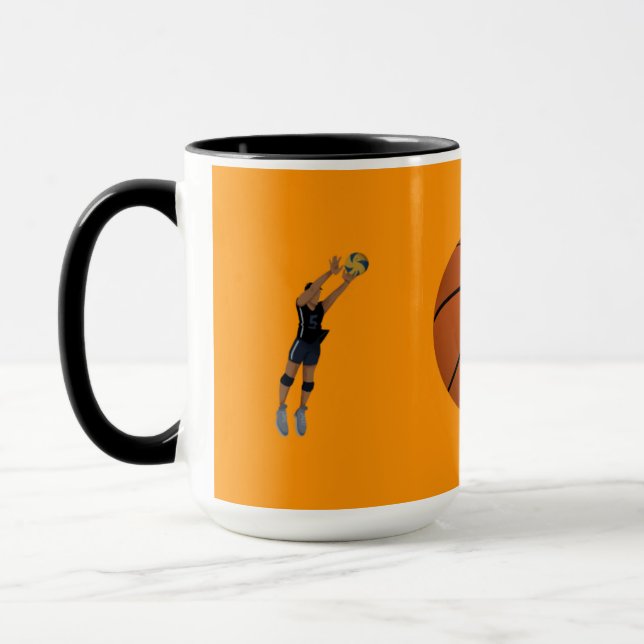 basketball mug (Left)