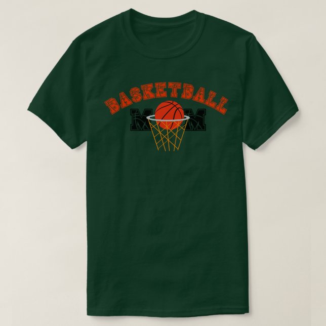 Basketball Mum 8 T-Shirt (Design Front)