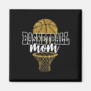 Basketball Mum Basket Hoop Magnet
