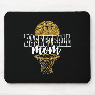 Basketball Mum Basket Hoop Mouse Pad