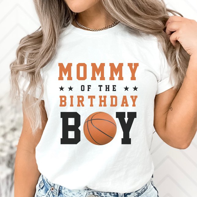 Basketball Mum Birthday Party Parent T-Shirt (Basketball Mom Birthday Party Parent T-Shirt)
