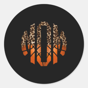 Basketball Mum  Classic Round Sticker