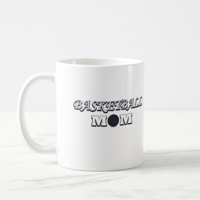 basketball mum coffee mug (Left)