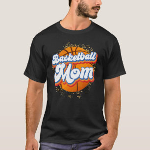 Basketball Mum Cute  Distressed Mother's Day 1 T-Shirt