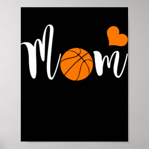 Basketball Mum for Women Love You Mum  Poster