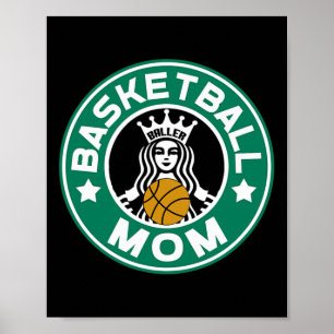 Basketball Mum for Women Mother of Player Women's  Poster