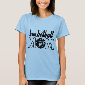 Basketball Mum - Heart Ball T-Shirt