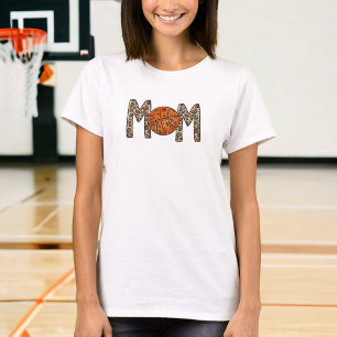 Basketball Mum Leopard Shirt Cute Custom