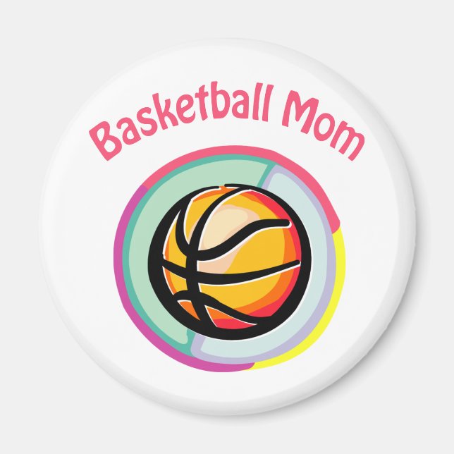 Basketball Mum Magnets (Front)