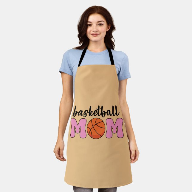Basketball Mum Mothers Day Apron (Worn)