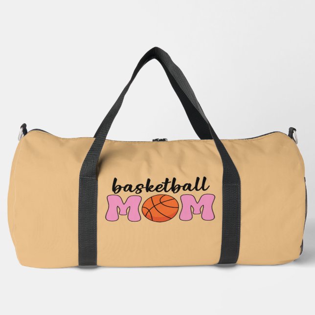 Basketball Mum Mothers Day Duffle Bag (Front)