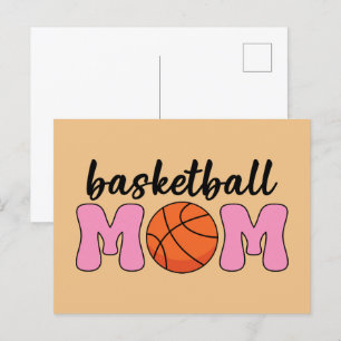 Basketball Mum Mothers Day Holiday Postcard