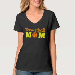 Basketball Mum Novelty Sports  Apparel T-Shirt