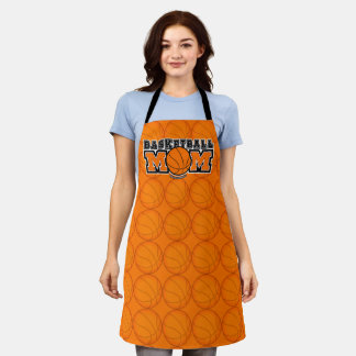 Basketball Mum Screwball Graphics Apron