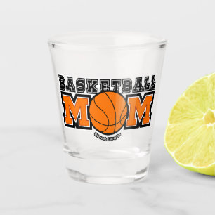 Basketball Mum Screwball Graphics Shot Glass